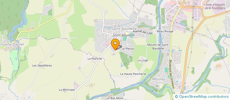 localisation de l'entreprise FC INVEST  SAINT-BAUDELLE