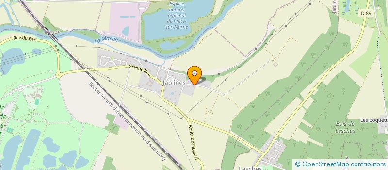 localisation de l'entreprise FC ISOLATION  JABLINES