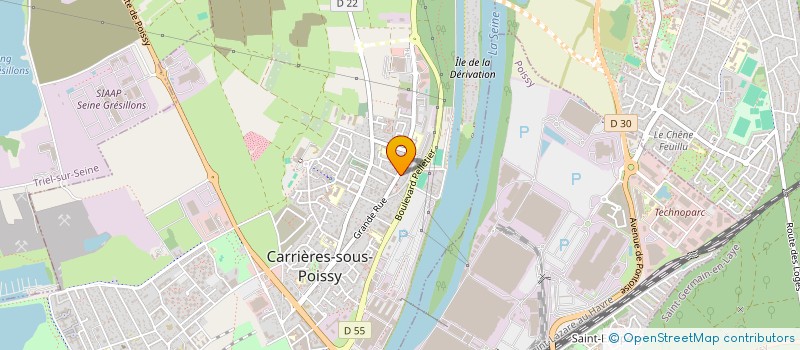 localisation de l'entreprise FC ISOLATION à CARRIERES-SOUS-POISSY