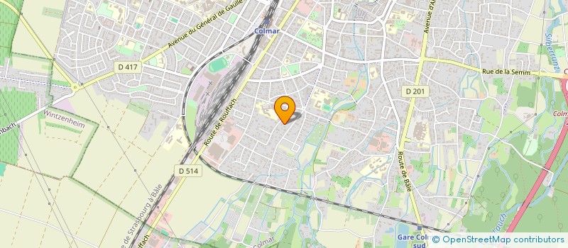 localisation de l'entreprise FC JNLF  COLMAR