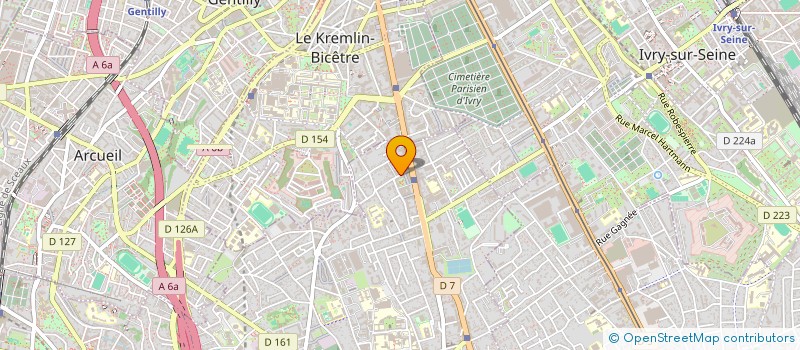 localisation de l'entreprise FC KHABOU à VILLEJUIF