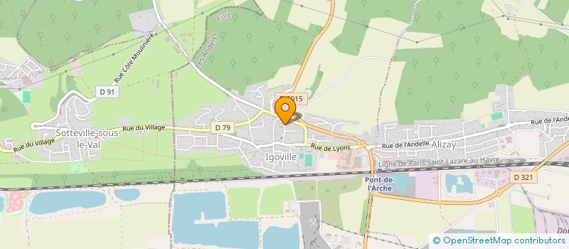 localisation de l'entreprise FC LEMARIE à IGOVILLE