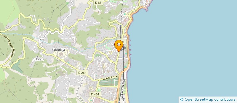 localisation de l'entreprise FC LUPINU à BASTIA
