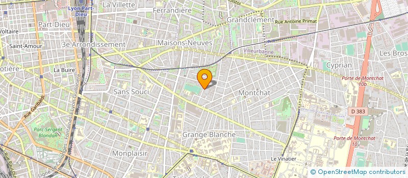 localisation de l'entreprise FC MARKA  LYON