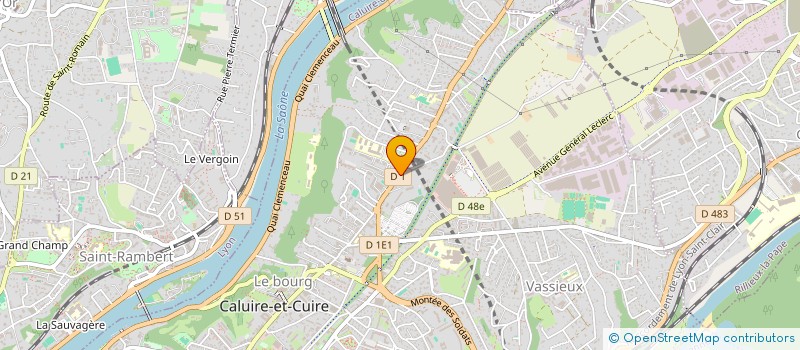 localisation de l'entreprise FC MASSON  CALUIRE-ET-CUIRE