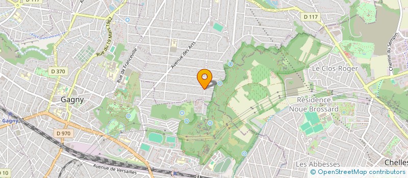 localisation de l'entreprise FC MITRY FUTSAL ( FCMF )  MONTFERMEIL