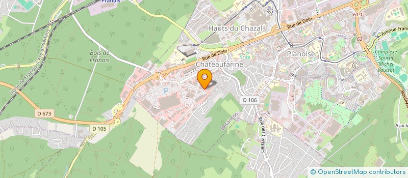 localisation de l'entreprise FC MOBILIER à BESANCON