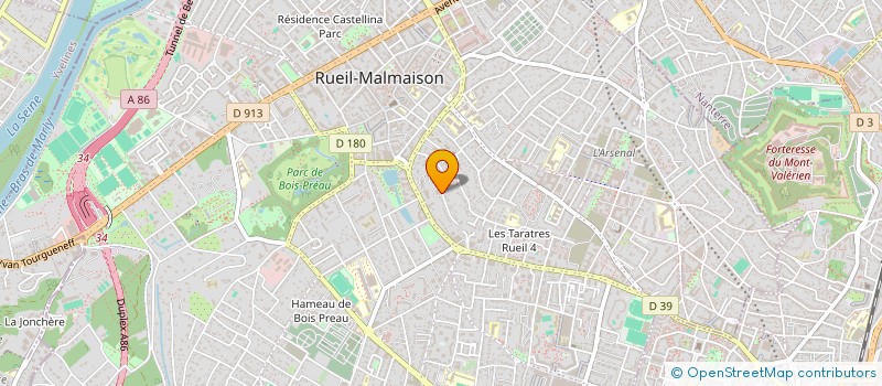 localisation de l'entreprise FC MONT VAL à RUEIL-MALMAISON