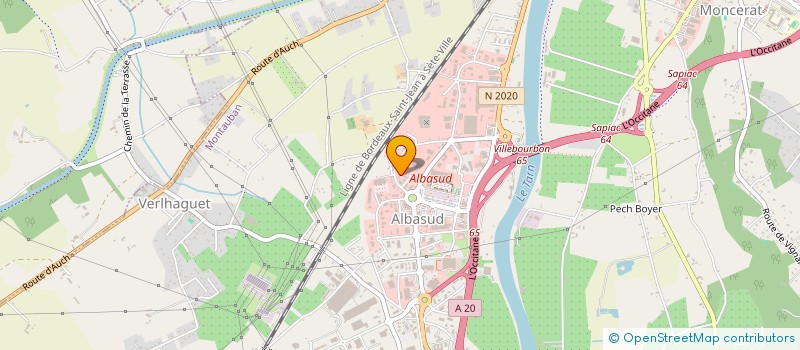 localisation de l'entreprise FC MONTAUBAN  MONTAUBAN