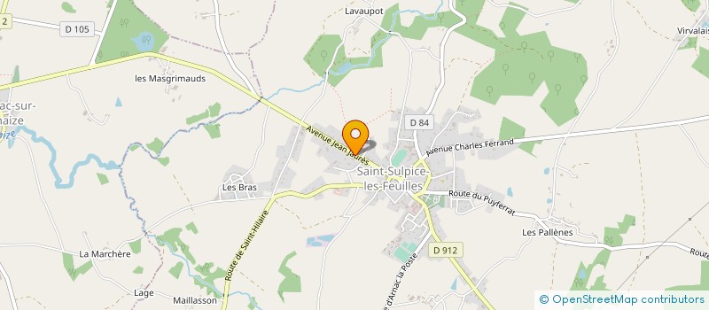 localisation de l'entreprise FC MOTOCULTURE à SAINT-SULPICE-LES-FEUILLES