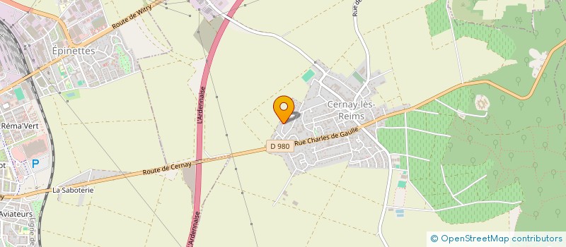 localisation de l'entreprise FC MURIGNY  CERNAY-LES-REIMS