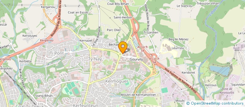 localisation de l'entreprise FC OPTIC à QUIMPER