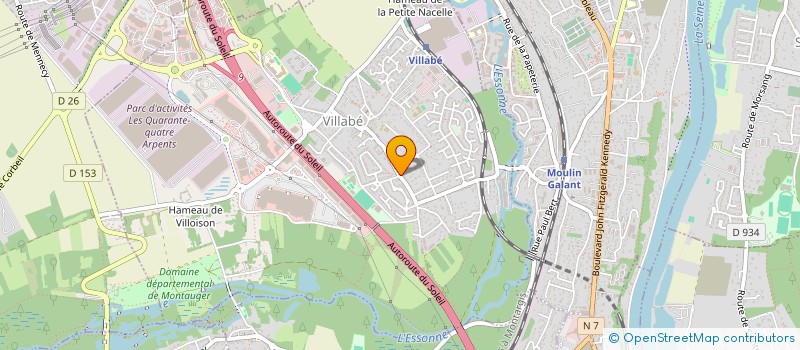 localisation de l'entreprise FC PARIS MALAGASY  VILLABE