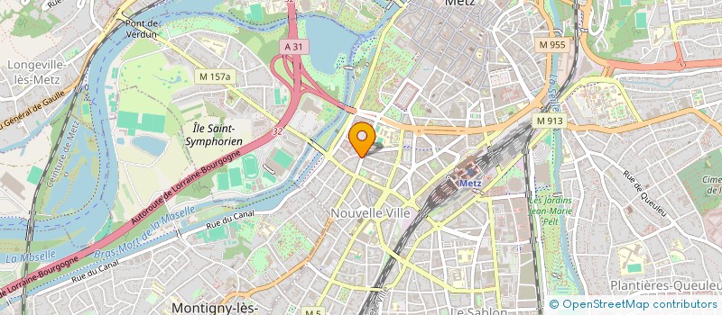 localisation de l'entreprise FC PARTICIPATION  METZ