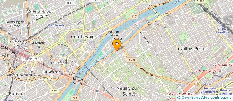 localisation de l'entreprise FC PARTNERS à NEUILLY-SUR-SEINE