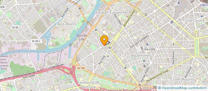 localisation de l'entreprise FC PATRIMOINE à LILLE