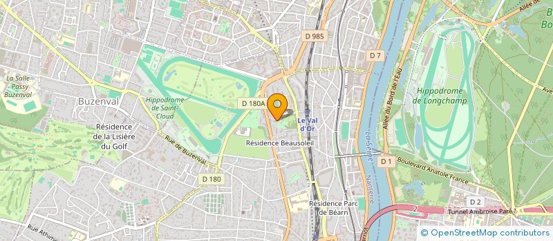 localisation de l'entreprise FC PHARMA CONSEIL  SAINT-CLOUD