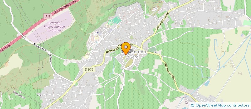 localisation de l'entreprise FC PISCINE 30 à ROCHEFORT-DU-GARD