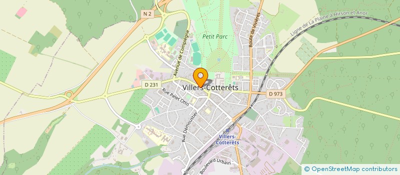 localisation de l'entreprise FC PLV à VILLERS-COTTERETS