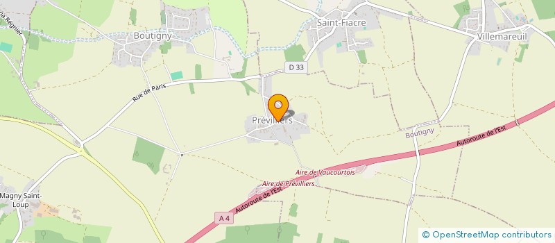 localisation de l'entreprise FC POINCY  POINCY