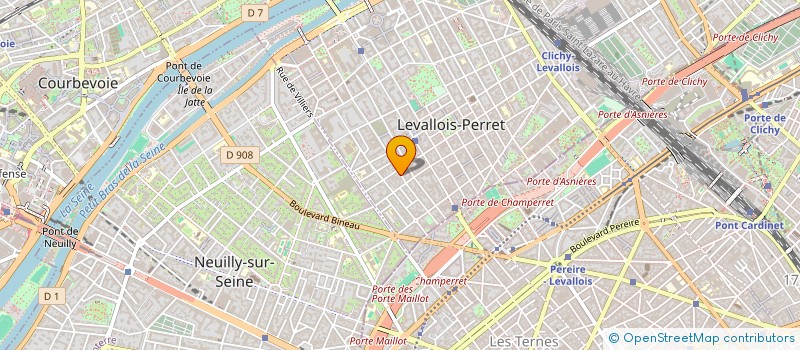 localisation de l'entreprise FC PRESS à LEVALLOIS-PERRET