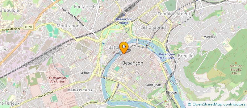 localisation de l'entreprise FC. PRESS à BESANCON