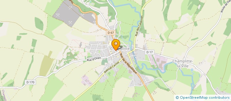 localisation de l'entreprise FC PRO à CHAMPLITTE