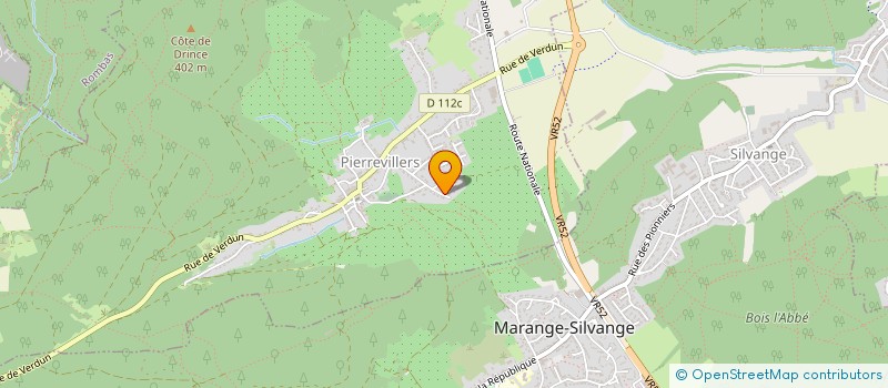 localisation de l'entreprise FC PROJECT  PIERREVILLERS