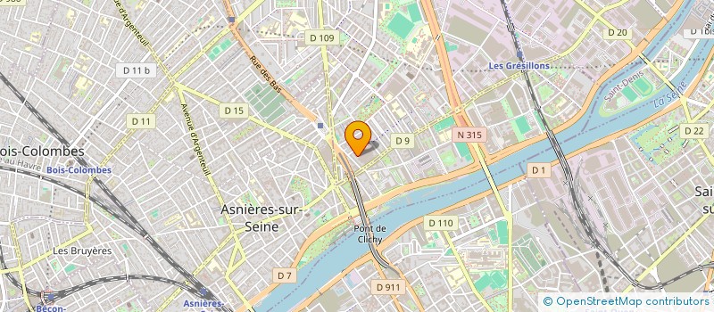 localisation de l'entreprise FC PROJECT à GENNEVILLIERS