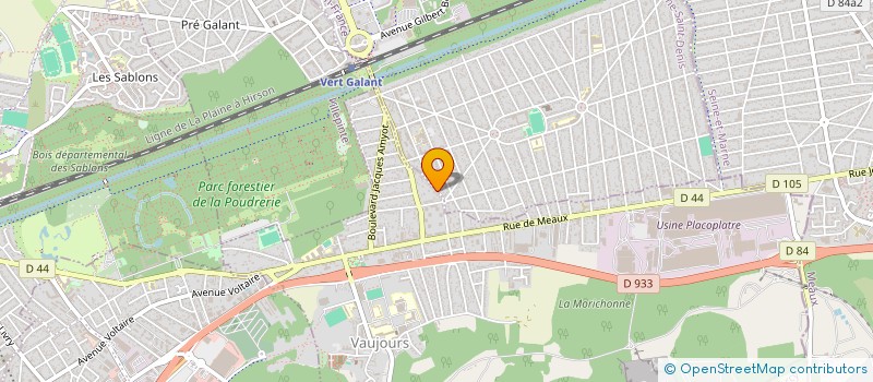 localisation de l'entreprise FC RAIL TRAINING  BOBIGNY