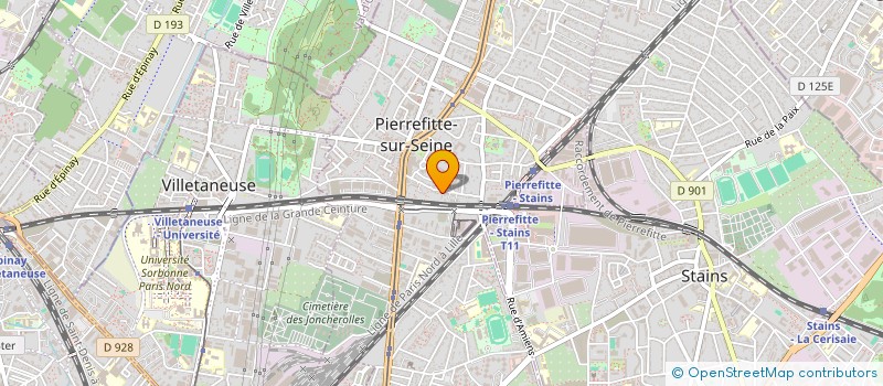 localisation de l'entreprise FC RENOV à PIERREFITTE-SUR-SEINE