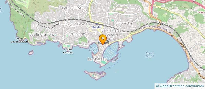 localisation de l'entreprise FC RENOVATION à LE CASTELLET