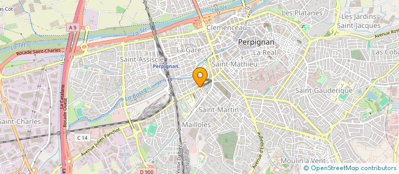 localisation de l'entreprise FC S T C à PERPIGNAN