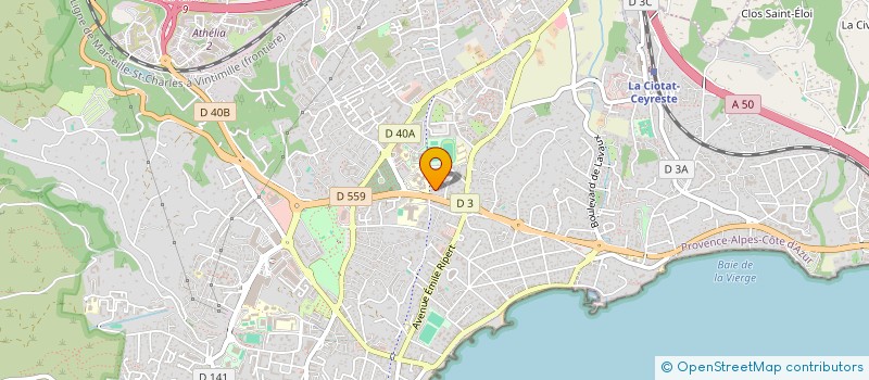 localisation de l'entreprise FC SERVICES  LA CIOTAT