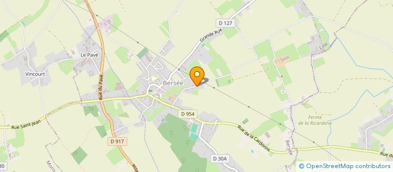 localisation de l'entreprise FC SERVICES  BERSEE