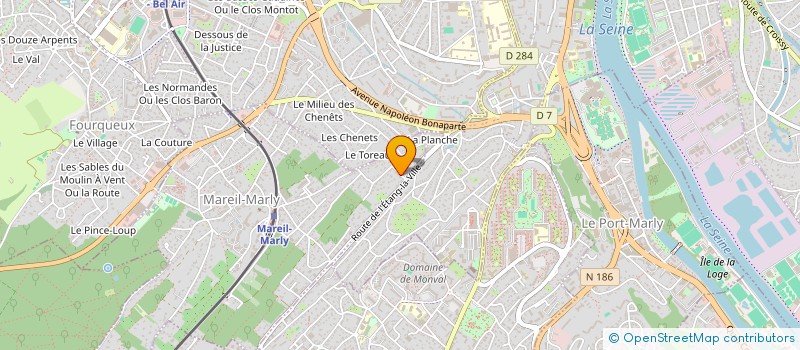 localisation de l'entreprise FC SIERRA SERVICES  MAREIL-MARLY