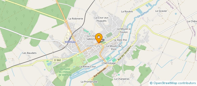 localisation de l'entreprise FC-SONORISATION à VALENCAY