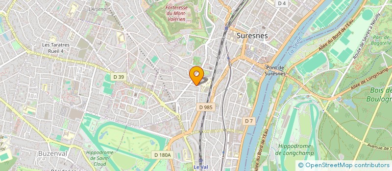 localisation de l'entreprise FC SQUARE à SURESNES