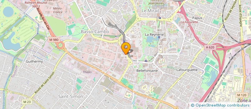 localisation de l'entreprise FC TECMO à TOULOUSE
