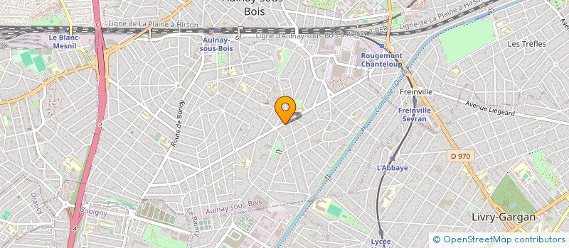 localisation de l'entreprise FC TELECOM à AULNAY-SOUS-BOIS