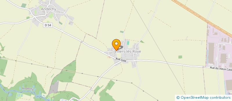 localisation de l'entreprise FC THERMIQUE  VILLERS-LES-ROYE