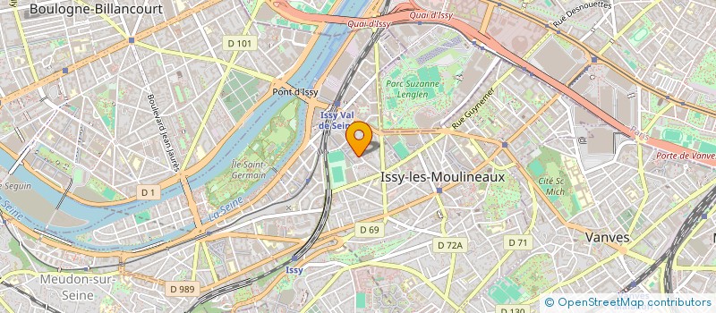 localisation de l'entreprise FC TOLBIAC à ISSY-LES-MOULINEAUX
