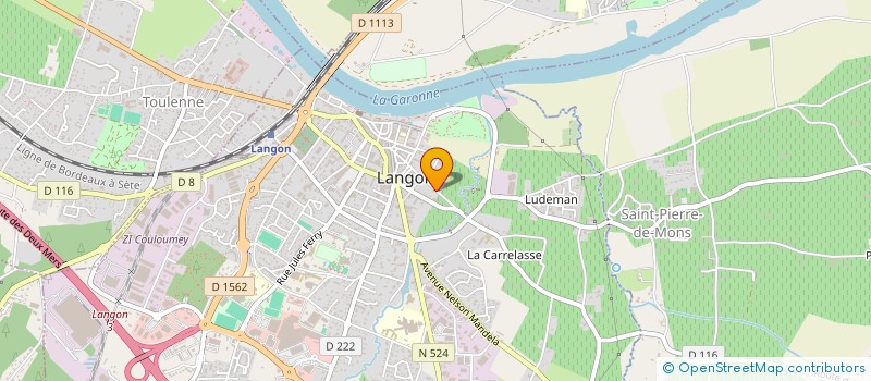 localisation de l'entreprise FC URBAN DESIGNER à LANGON