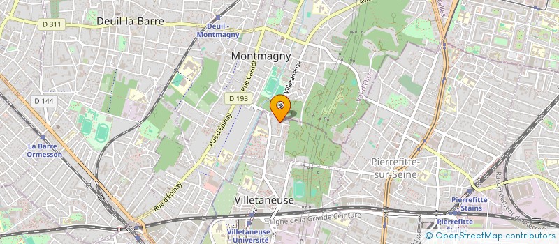 localisation de l'entreprise FC VTC à VILLETANEUSE