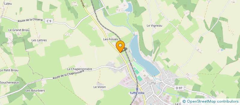 localisation de l'entreprise FC2A  TUFFE VAL DE LA CHERONNE