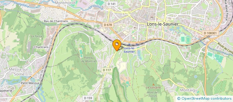 localisation de l'entreprise FC2A  LONS-LE-SAUNIER