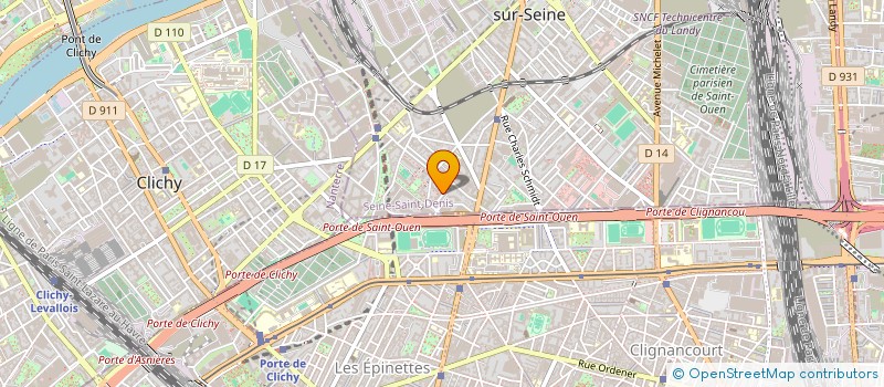 localisation de l'entreprise FC2A DRIVE à SAINT-OUEN-SUR-SEINE