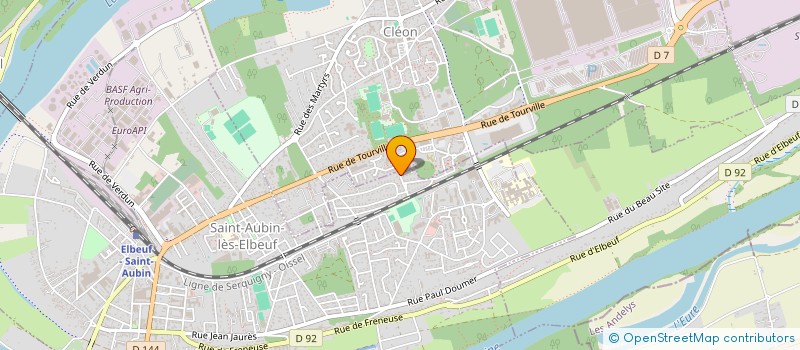 localisation de l'entreprise FC2A IMMOBILIER  SAINT-AUBIN-LES-ELBEUF