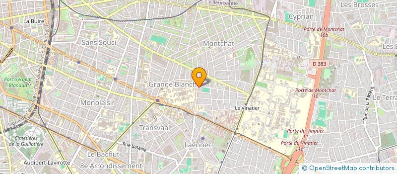 localisation de l'entreprise FC2B  LYON