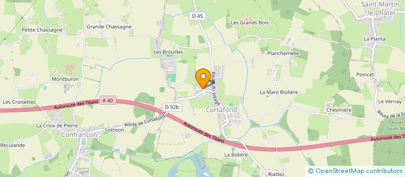 localisation de l'entreprise FC2E  CURTAFOND